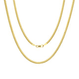 Solid 14k Gold Miami Cuban Link Chain