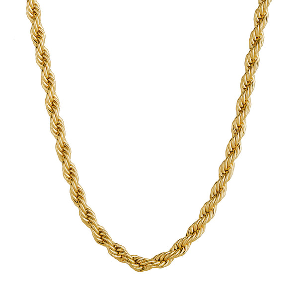Rope Chain - 3mm 18k Gold